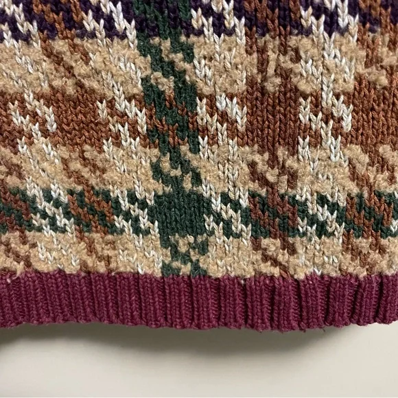 Vintage 90s  Marisa Christina Houndstooth Sweater Women’s Small Fits like XS - Picture 6 of 9